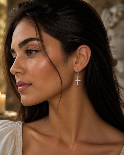 Doxa Cross Earrings