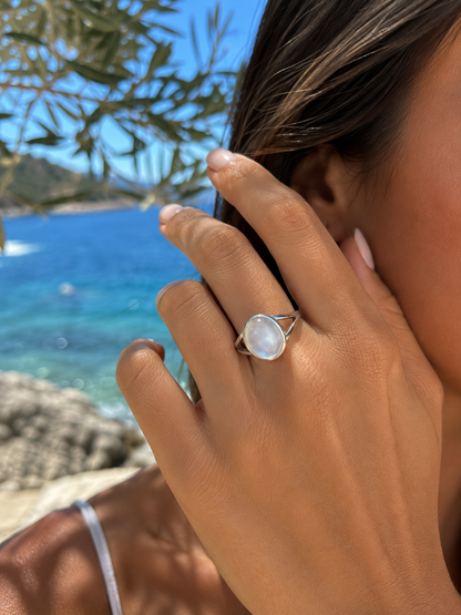 Thalassa Moonstone Ring