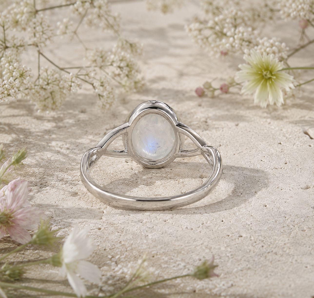 Thalassa Moonstone Ring